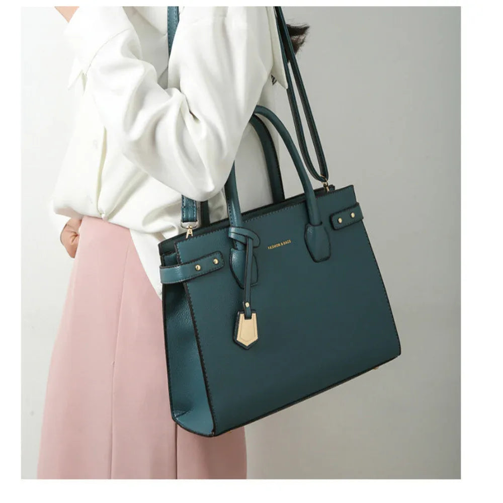 One-Shoulder Crossbody PU Leather Handbag For Women