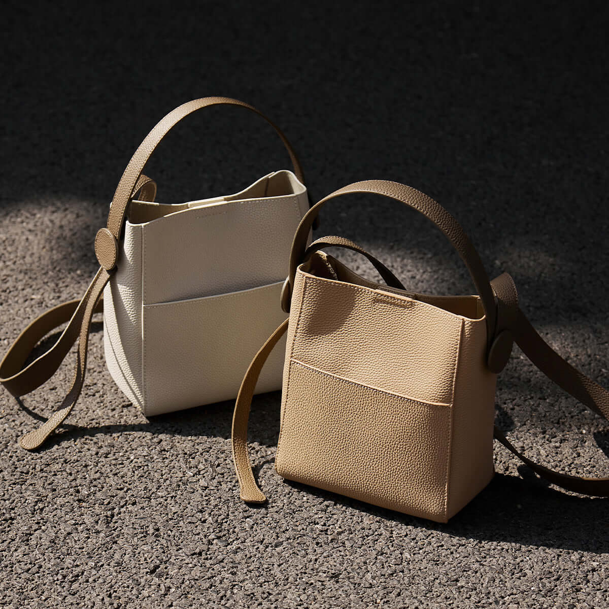 Alexa Daily Leather Bucket Bag-1