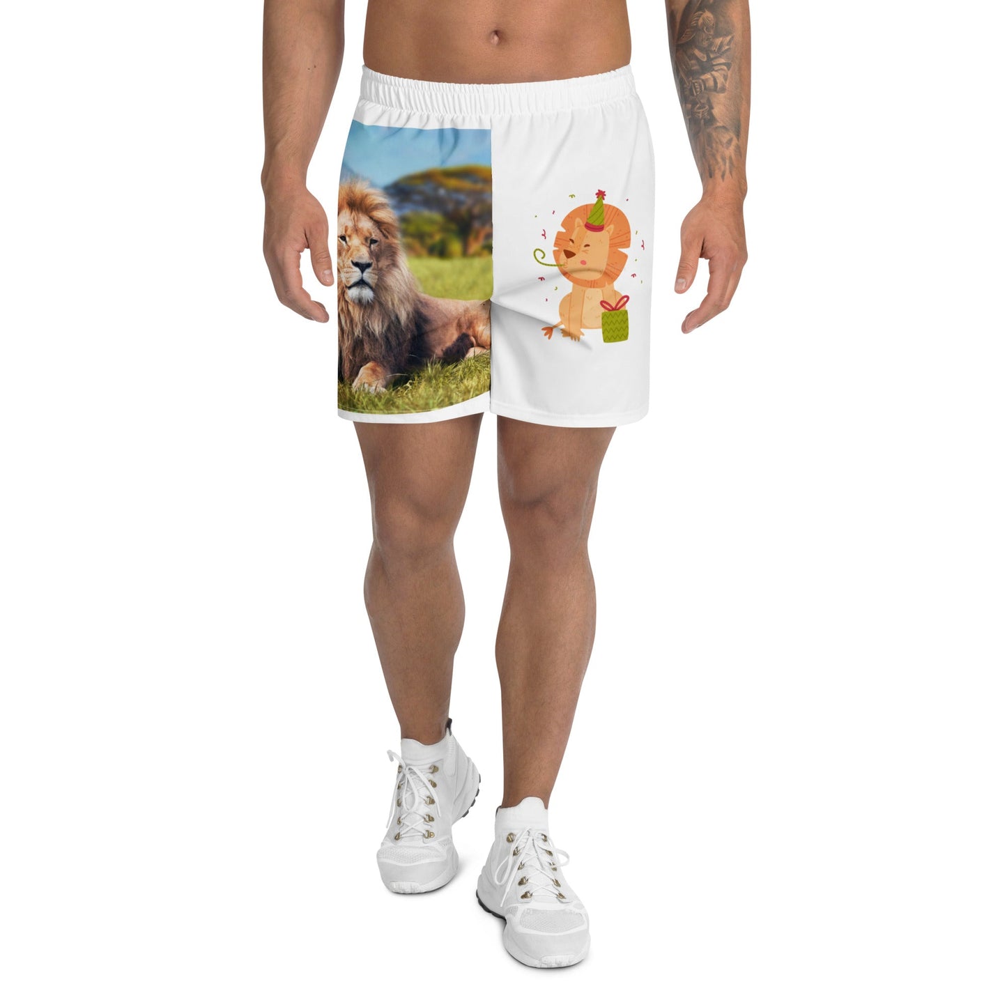 All-Over Print Unisex Athletic Long Shorts