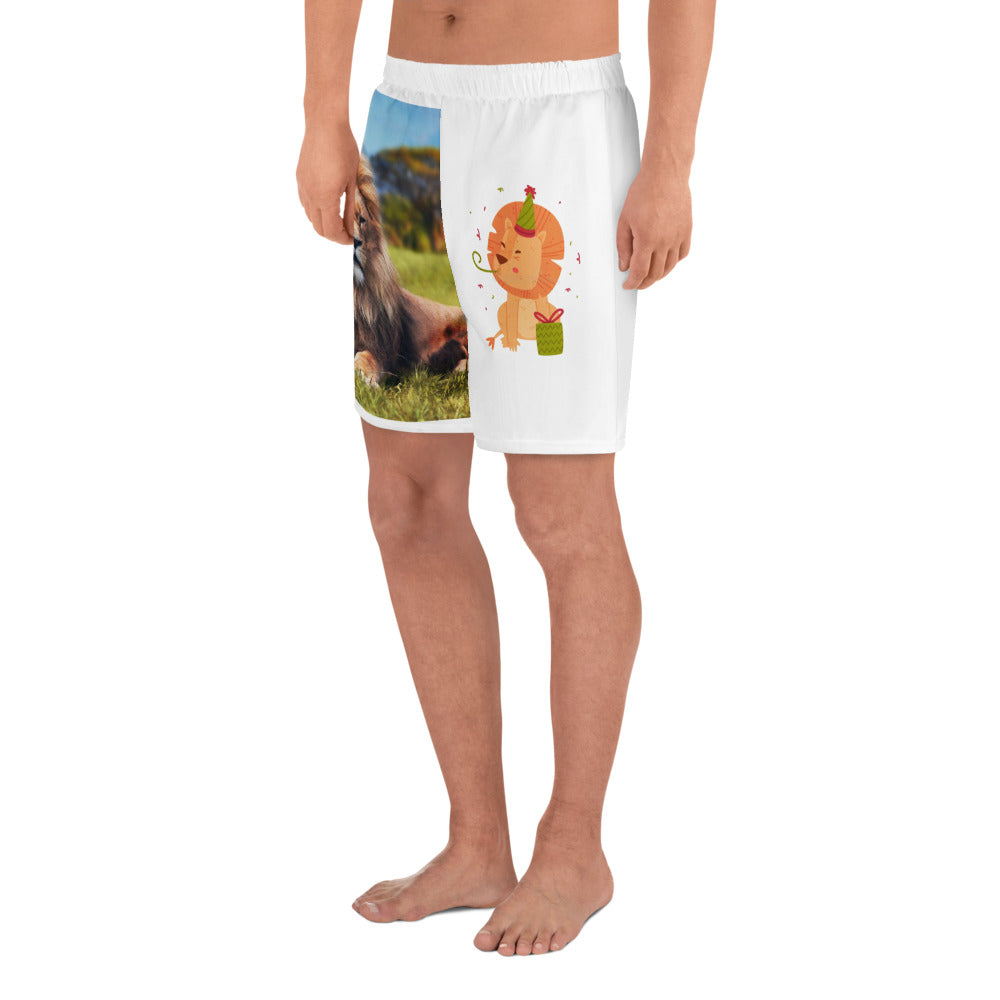All-Over Print Unisex Athletic Long Shorts