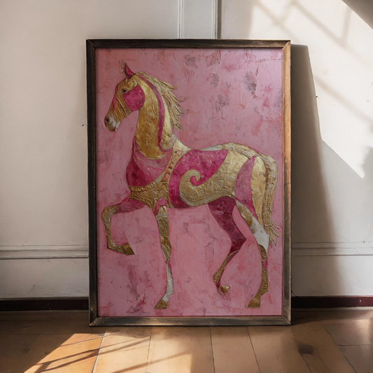 Blush & Gold – Rising Quiet - Poster