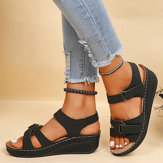 Bequeme Sandalen für Frauen mit Stoßdämpfung und stabilem Halt