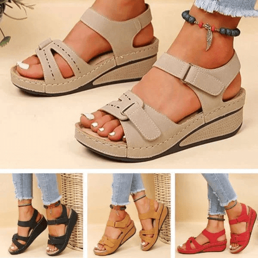 Bequeme Sandalen für Frauen mit Stoßdämpfung und stabilem Halt