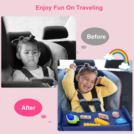 Tablett für den Kindersitz – Unterwegs für Unterhaltung sorgen! 🚗✨