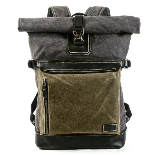 Contrast Color Unisex Backpack