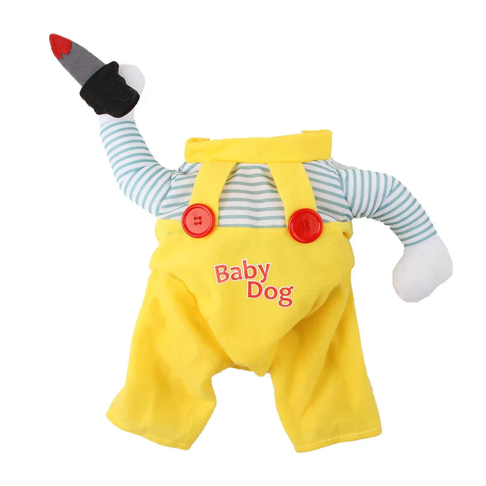 Funny Creative Cat Pet Knife Assasin Costume Clothing