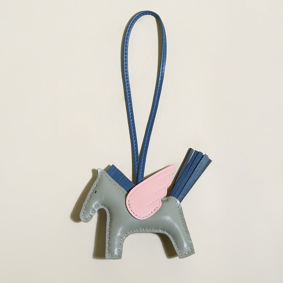 Equestrian Horse Leather Bag Charm-1