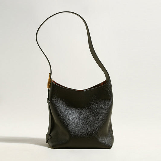 Essential Leather Bucket Bag-1