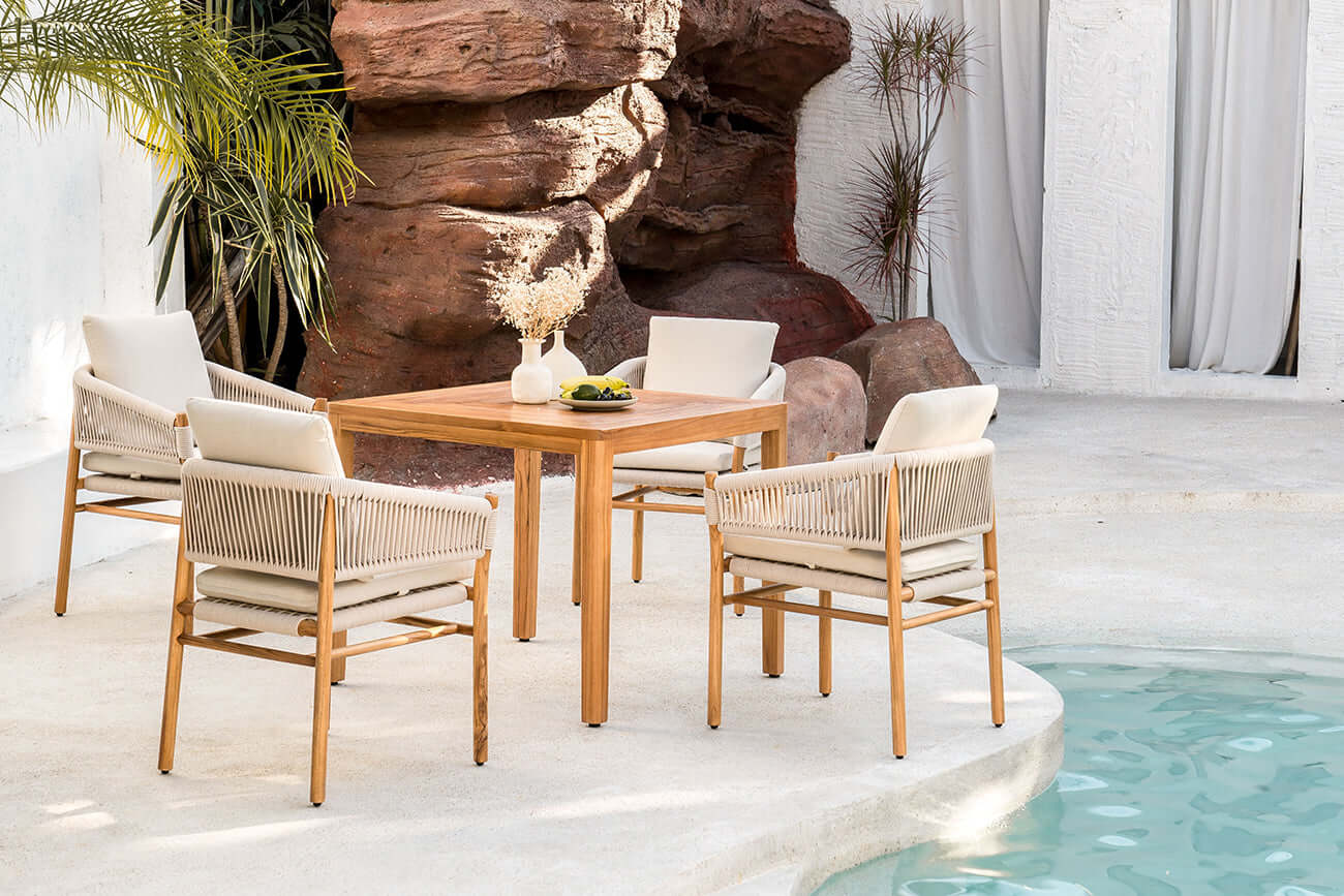 Etimoe Square Teak Table-1