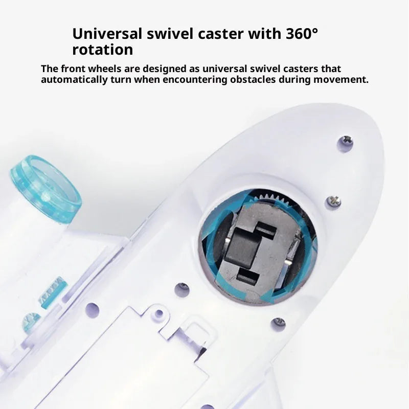 Electric Luminous Universal Children's Flashy Music Plane Toy