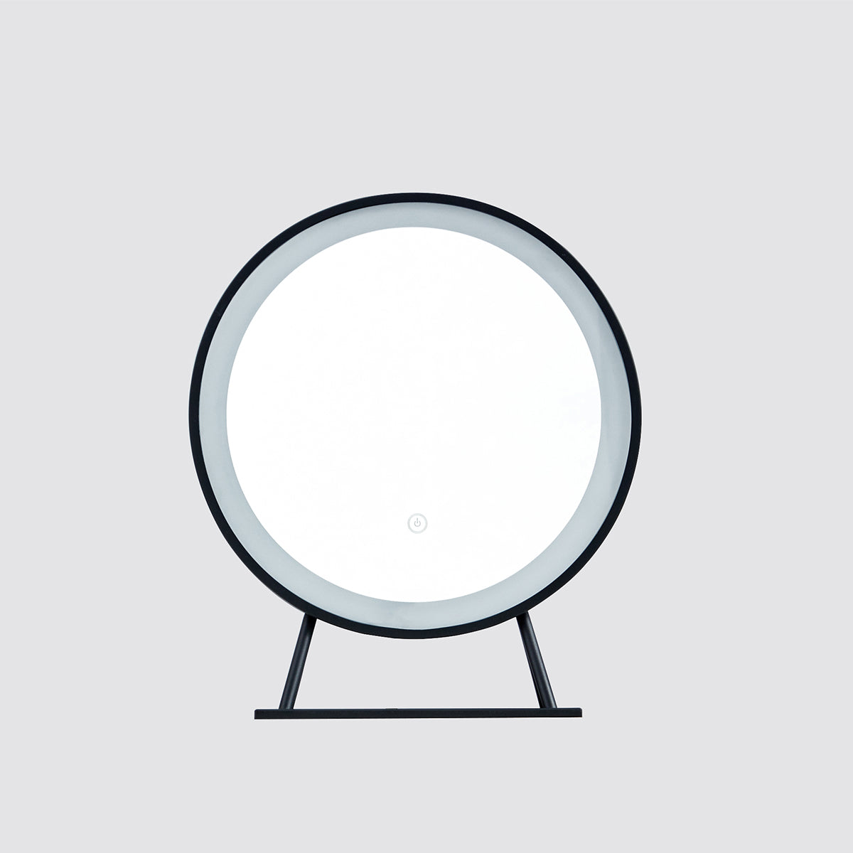 Grey Vanity Table Set with Mirror & Stool-2