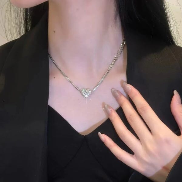 Hjärta - Magnetiskt halsband