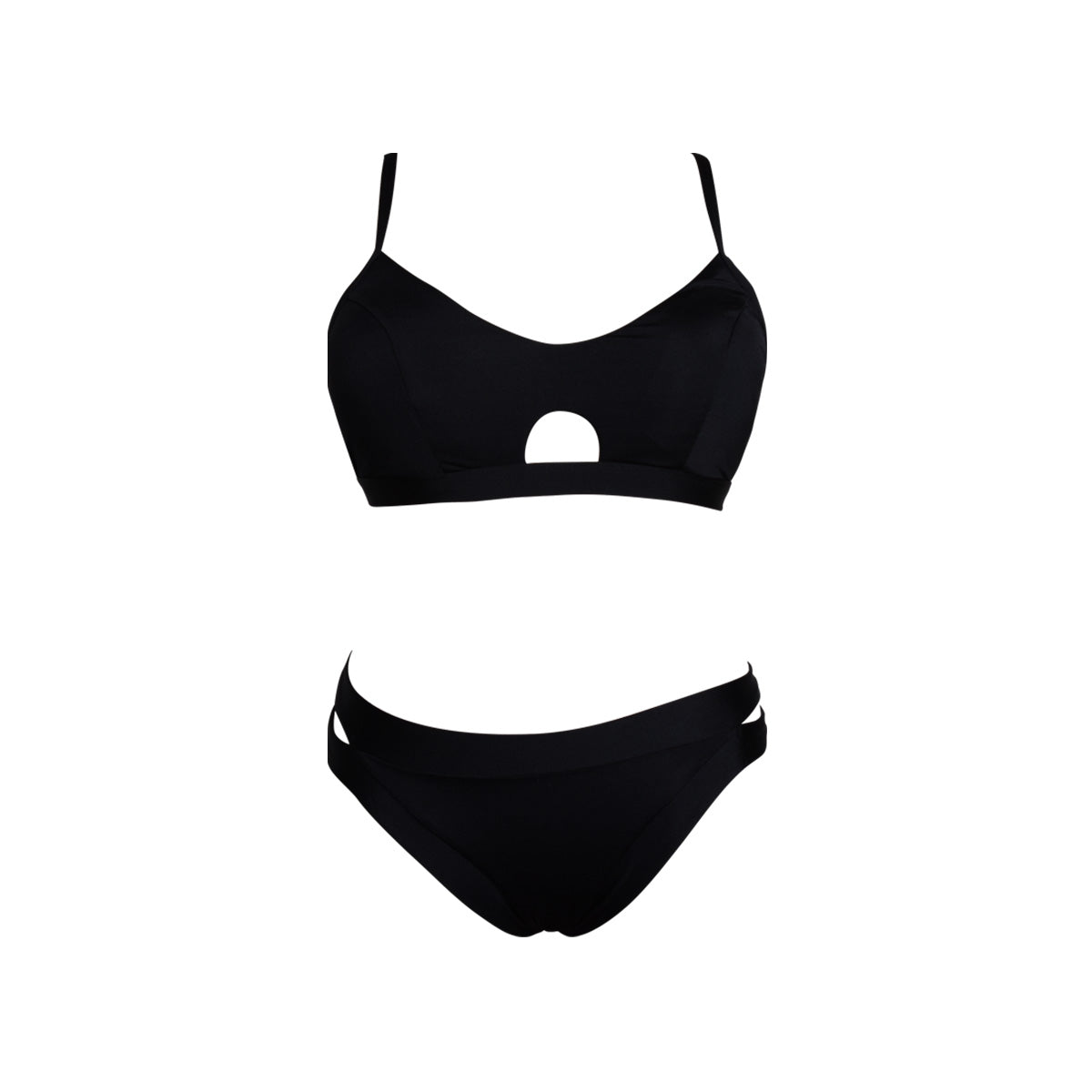 Keyhole Cutout Sexy Swimsuit-3