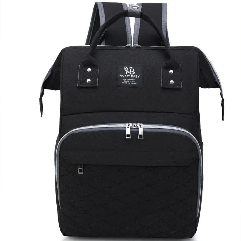 Large Capacity USB Rechargeable Oxford Cloth Diaper Bag