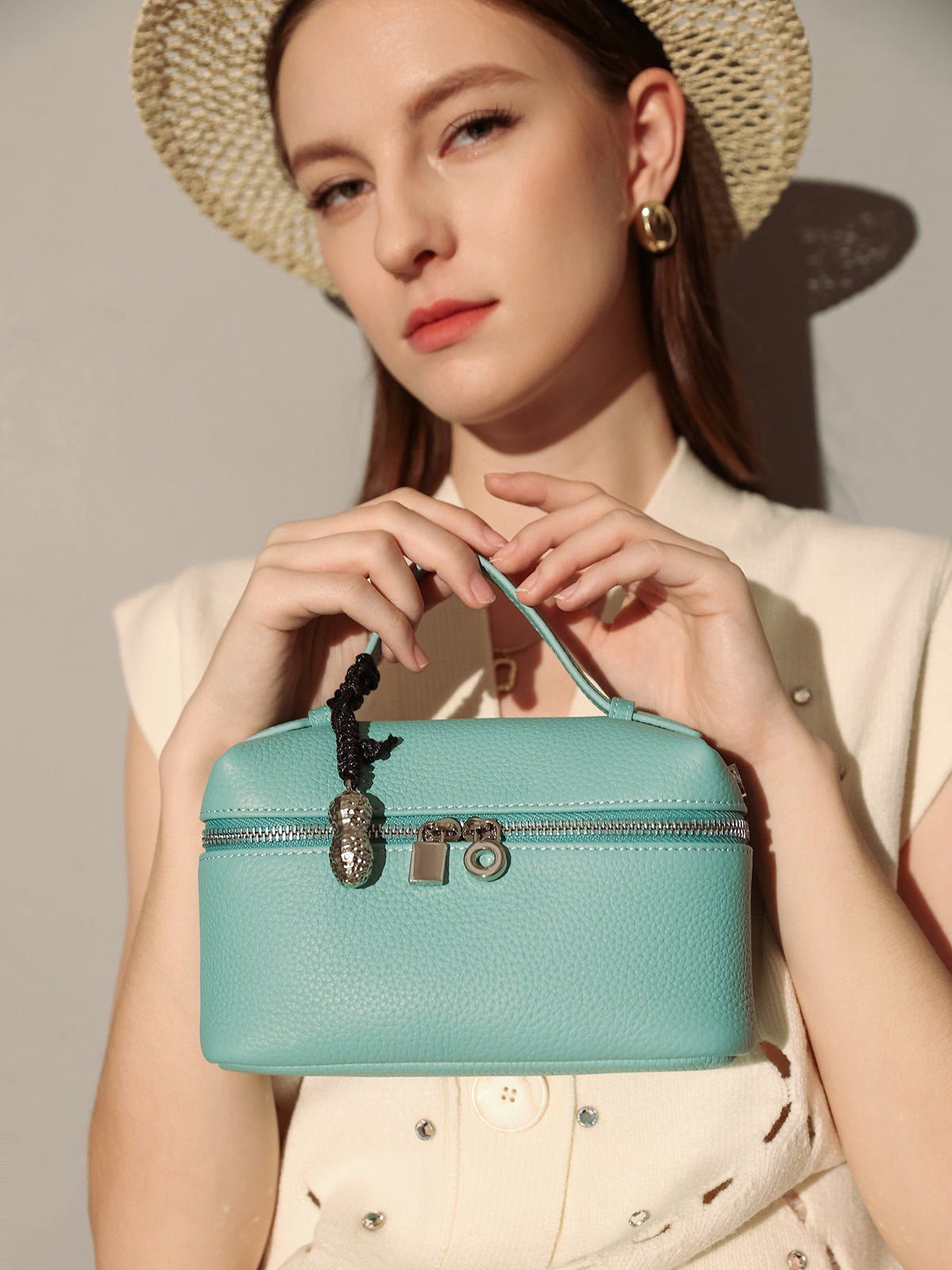 Leather Mini Cosmetic Travel Bag-3