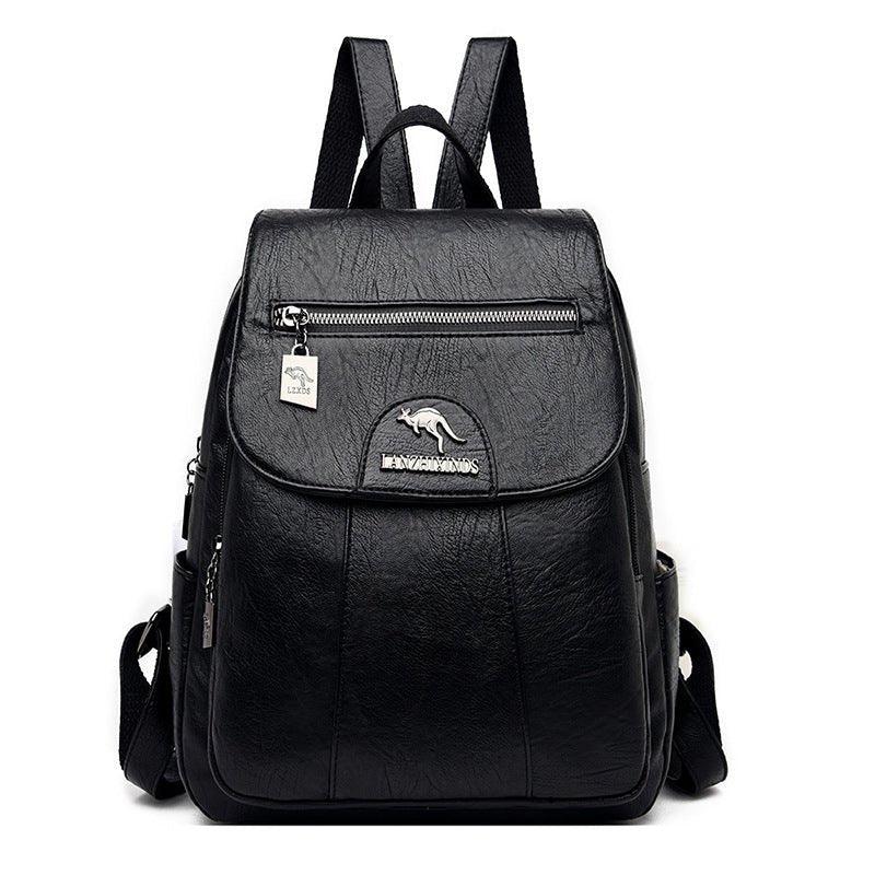 Leather Travel Backpack For Women