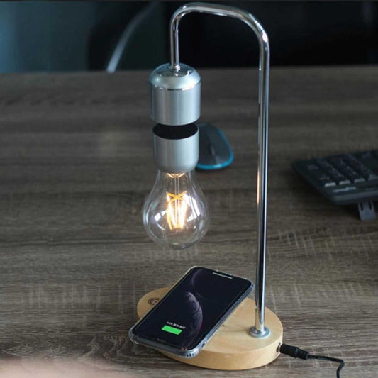 Schwebende Tischleuchte – LeviLamp™ Magnetische LED-Lampe mit kabellosem Laden