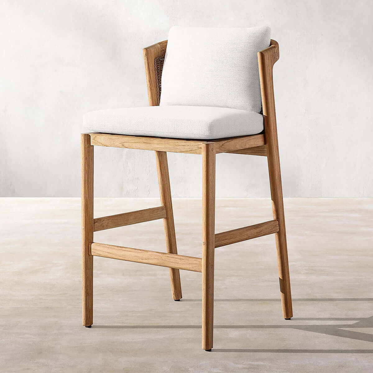 Malta Teak Bar Chair-4