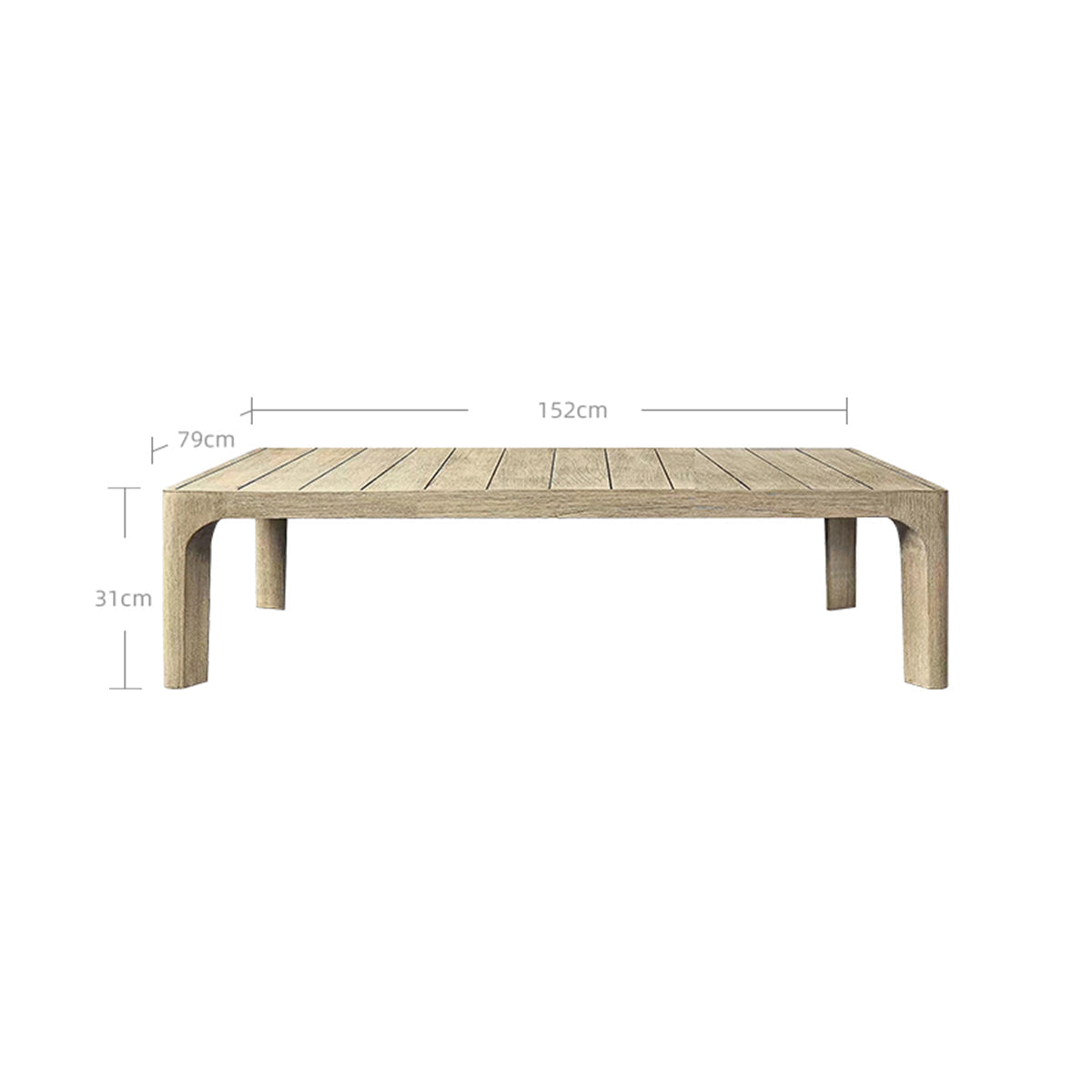 Malta Teak Coffee Table-6
