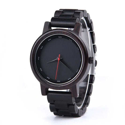 Men's Ebony Wood Watch