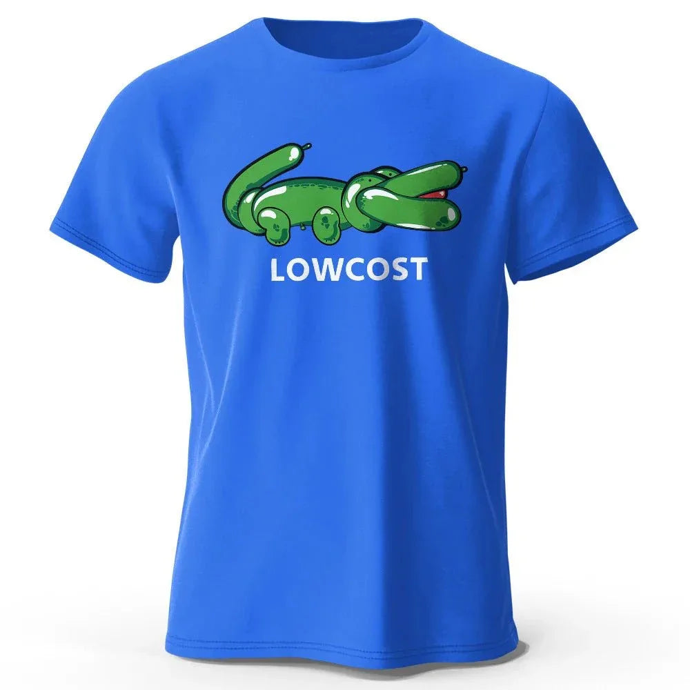 Men's Funny Lowcost Printed Text T-Shirt