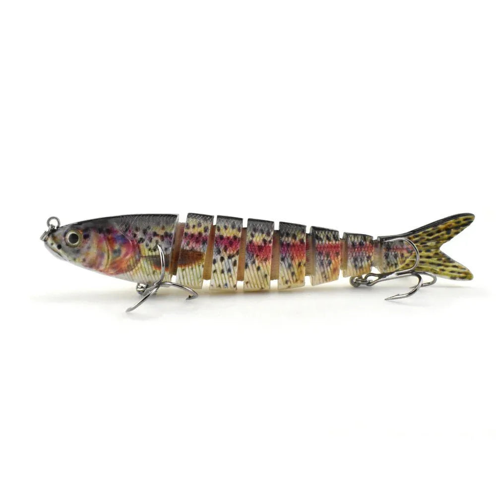 Plastic Fishing Lure With Moving Flexible Tail