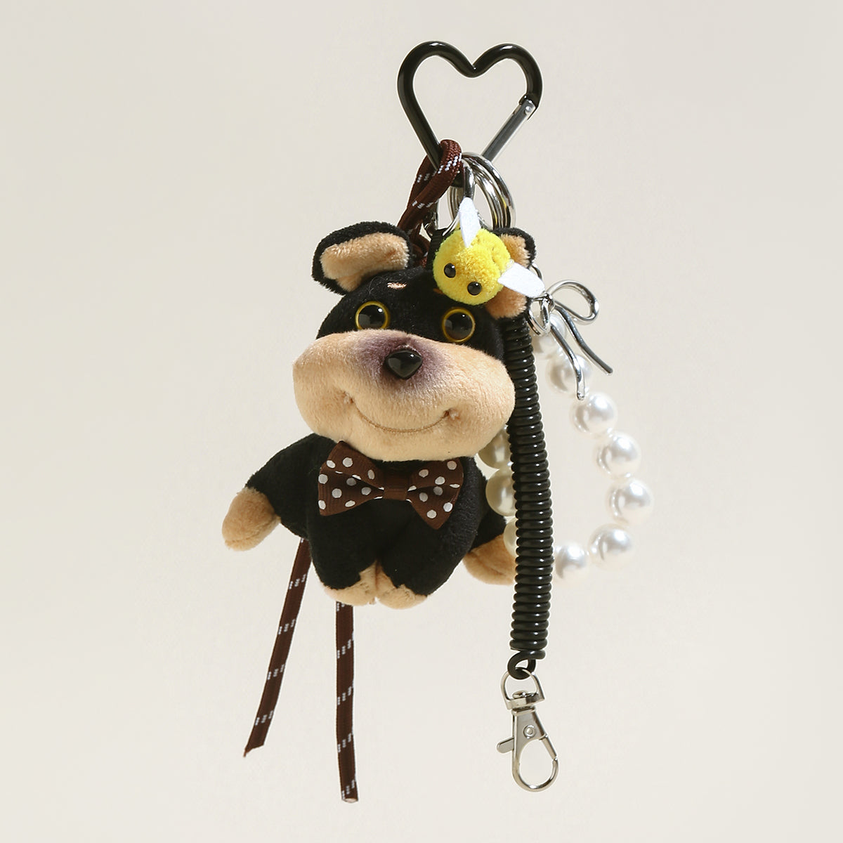 Plushy Dog Bag Charm-0
