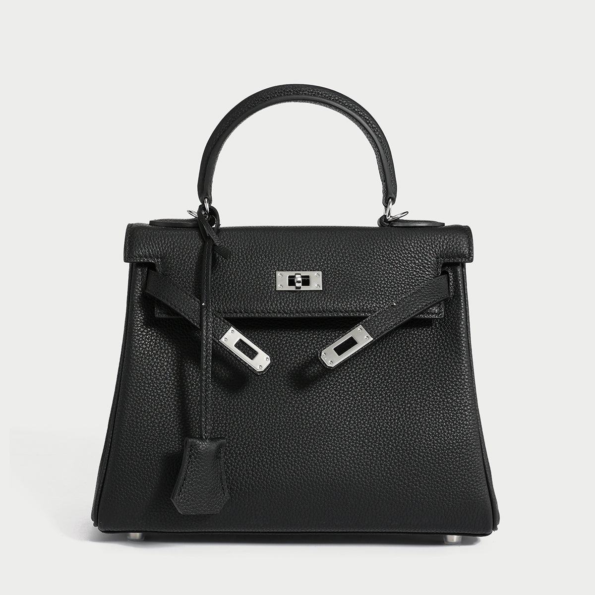 Queens Mini Top Handle Leather Bag-0