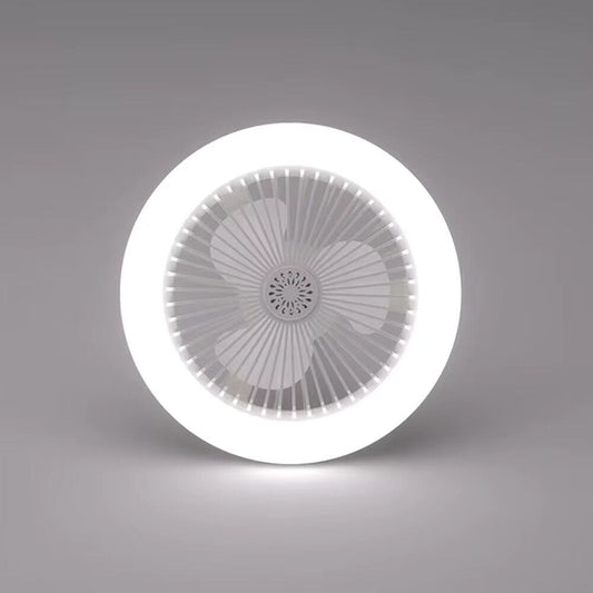 Roterbar 3-i-1 Takfläkt med LED-Belysning – Smidig Installation i E27 Lampsockel
