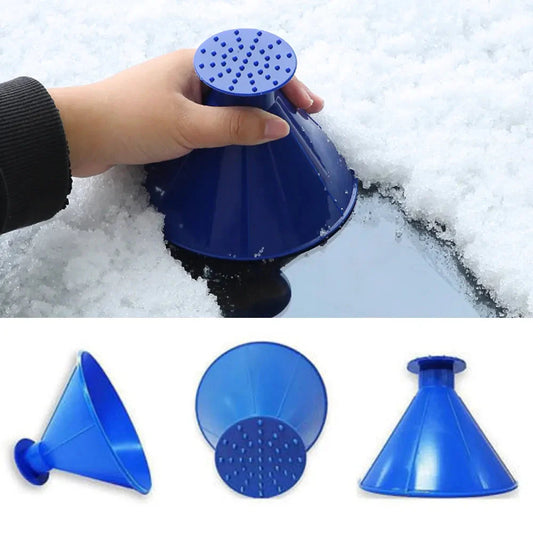 KON-IS - Runde Eisschaber – Eis und Schnee in Sekunden abkratzen!