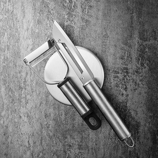 Runder Messerhalter aus Edelstahl