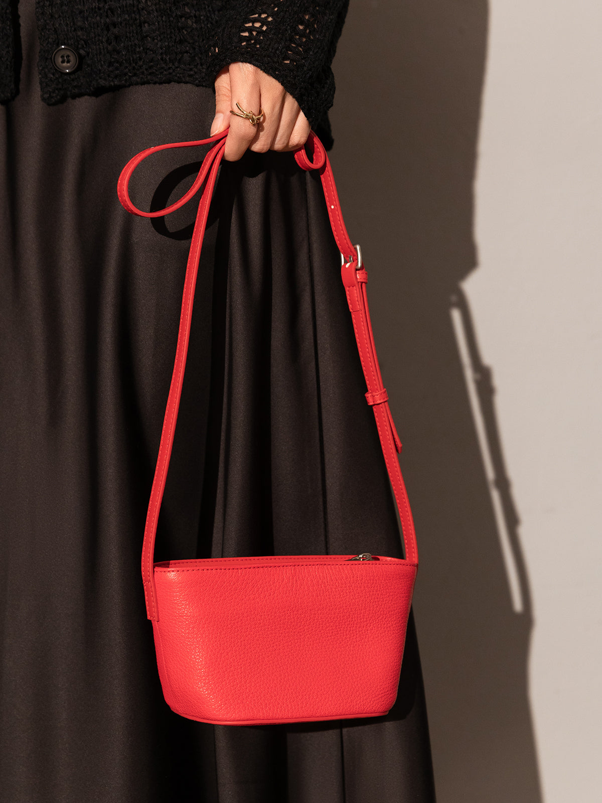 Samantha Zip Top Crossbody Shoulder Bag-4