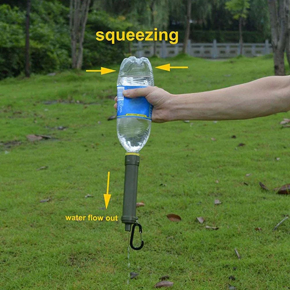 Survival Water Purifier Filter For Camping And Hiking