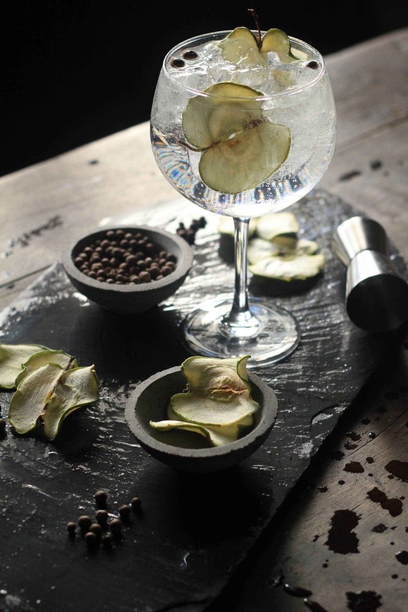 Torkat Grönt Äpple & Kryddpeppar – Cocktailarom för Gin & Tonic