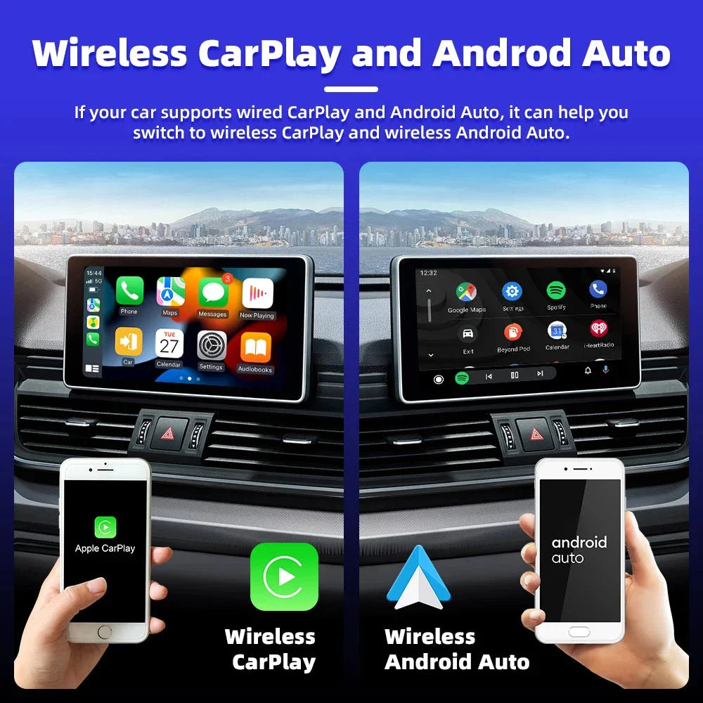 Trådlös Apple CarPlay & Android Auto Adapter