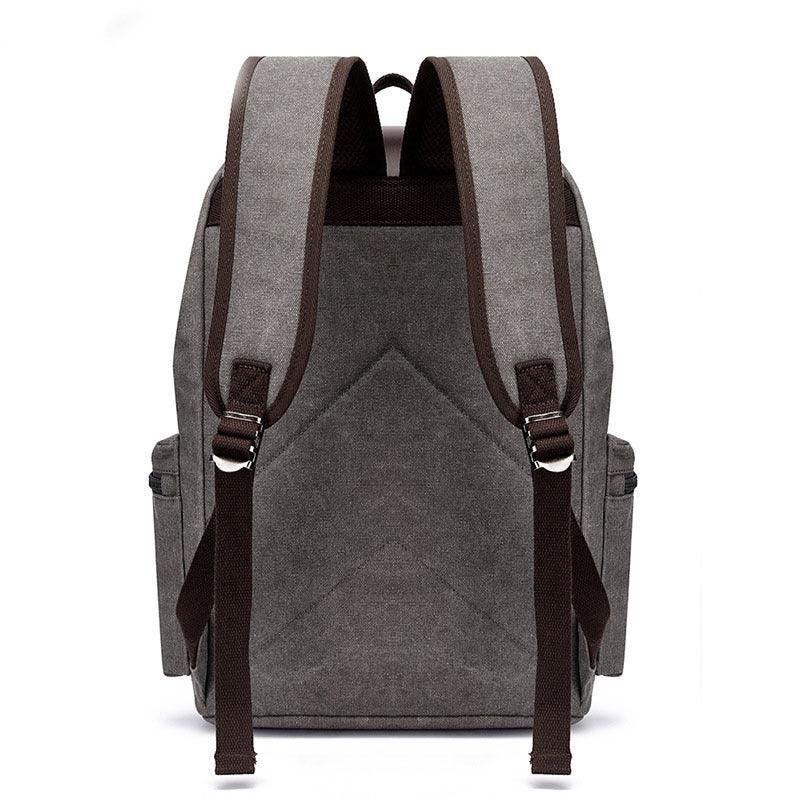 Unisex Casual Business Laptop Bag With Buckle Drawstring Backpack