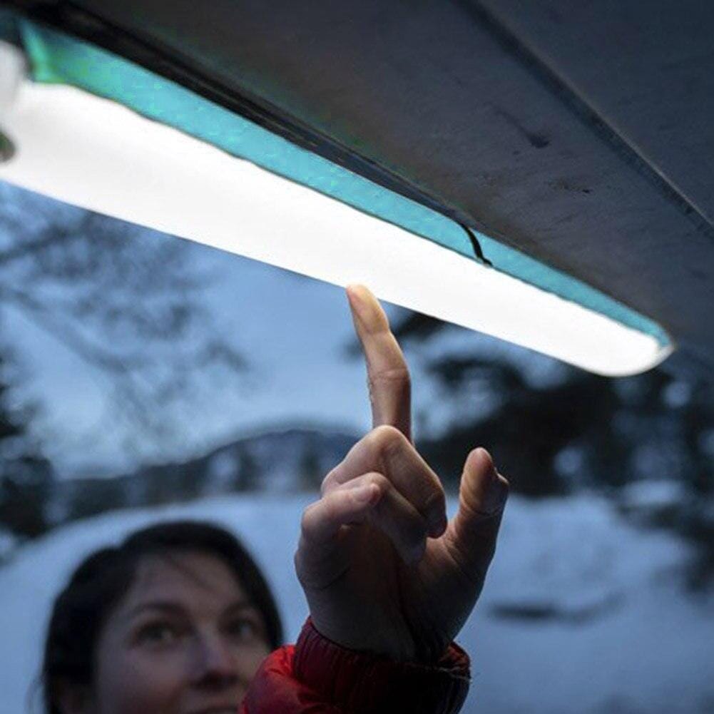 Uppblåsbar Campinglampa – Smart och Portabel Belysning för Alla Äventyr - USB