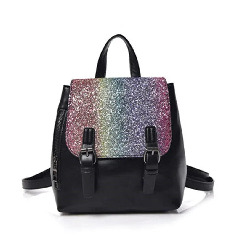 Women's Elegant Sequined Backpack