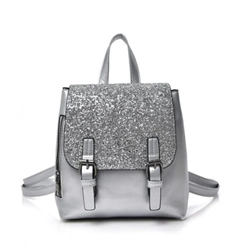 Women's Elegant Sequined Backpack
