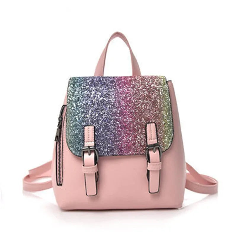 Women's Elegant Sequined Backpack